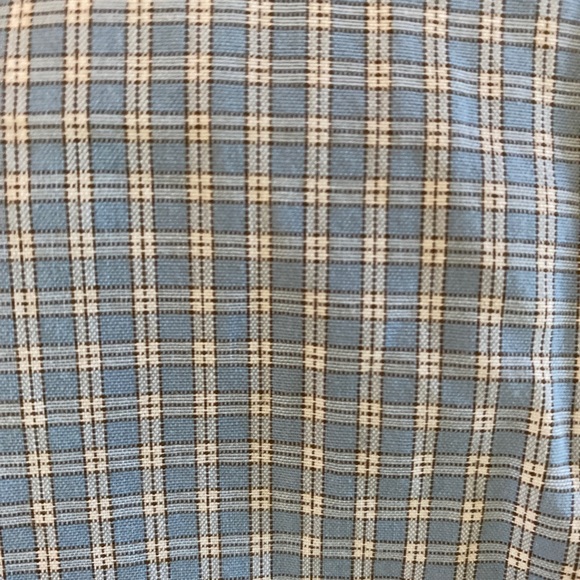 J Crew Blue Check Plaid Button Front Shirt Small S - Picture 7 of 9